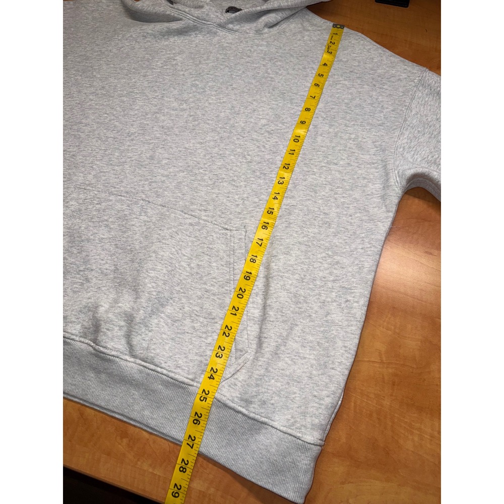 Abercrombie & Fitch Soft A&F Essentials Oversized Hoodie Grey Heather Large - Picture 7 of 8
